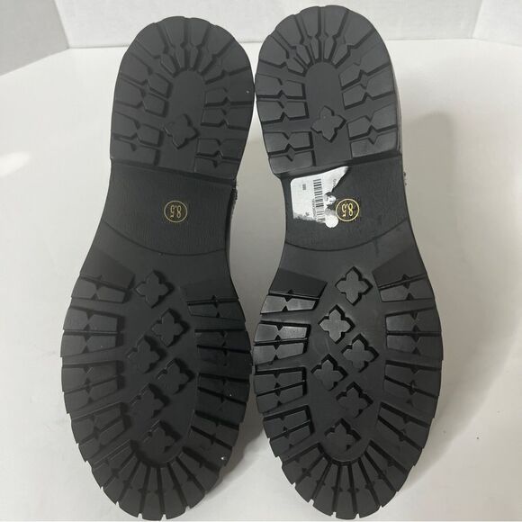 Steve Madden Women's Leopold Black Leather Chelsea Boot size 8.5 - Picture 7 of 9